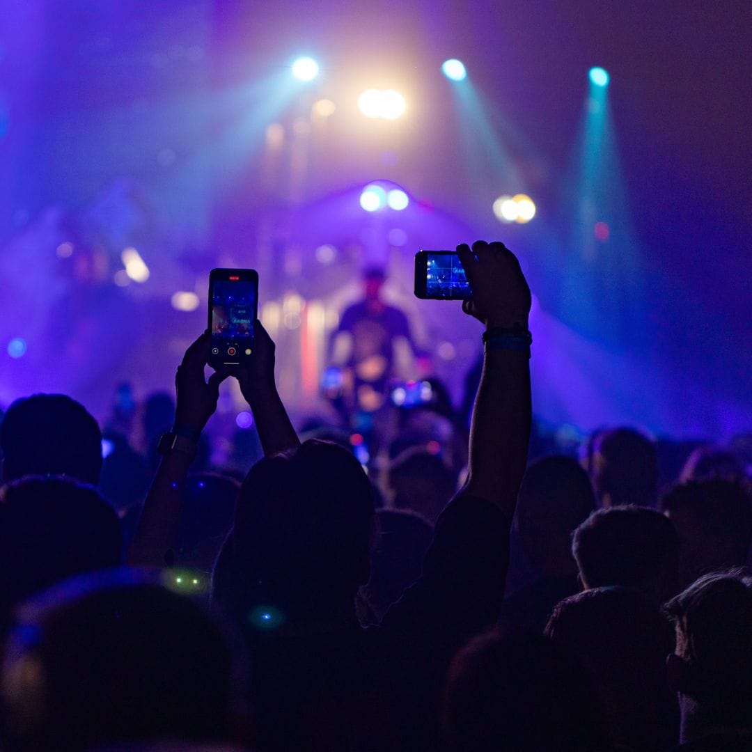 Público en un concierto