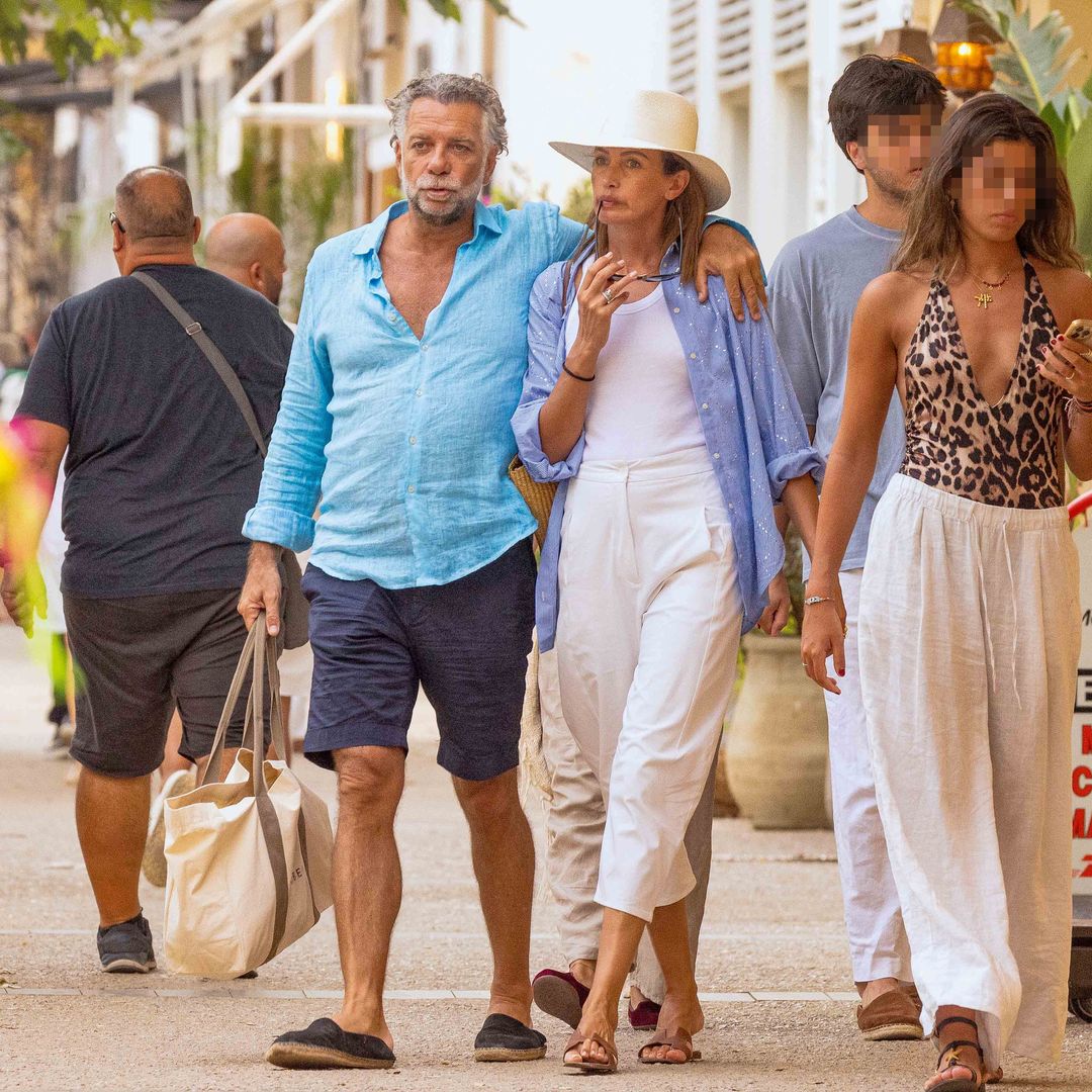 Hola 4179 Nieves Alvarez y  Marco Severini  in Ibiza. August 14 2024