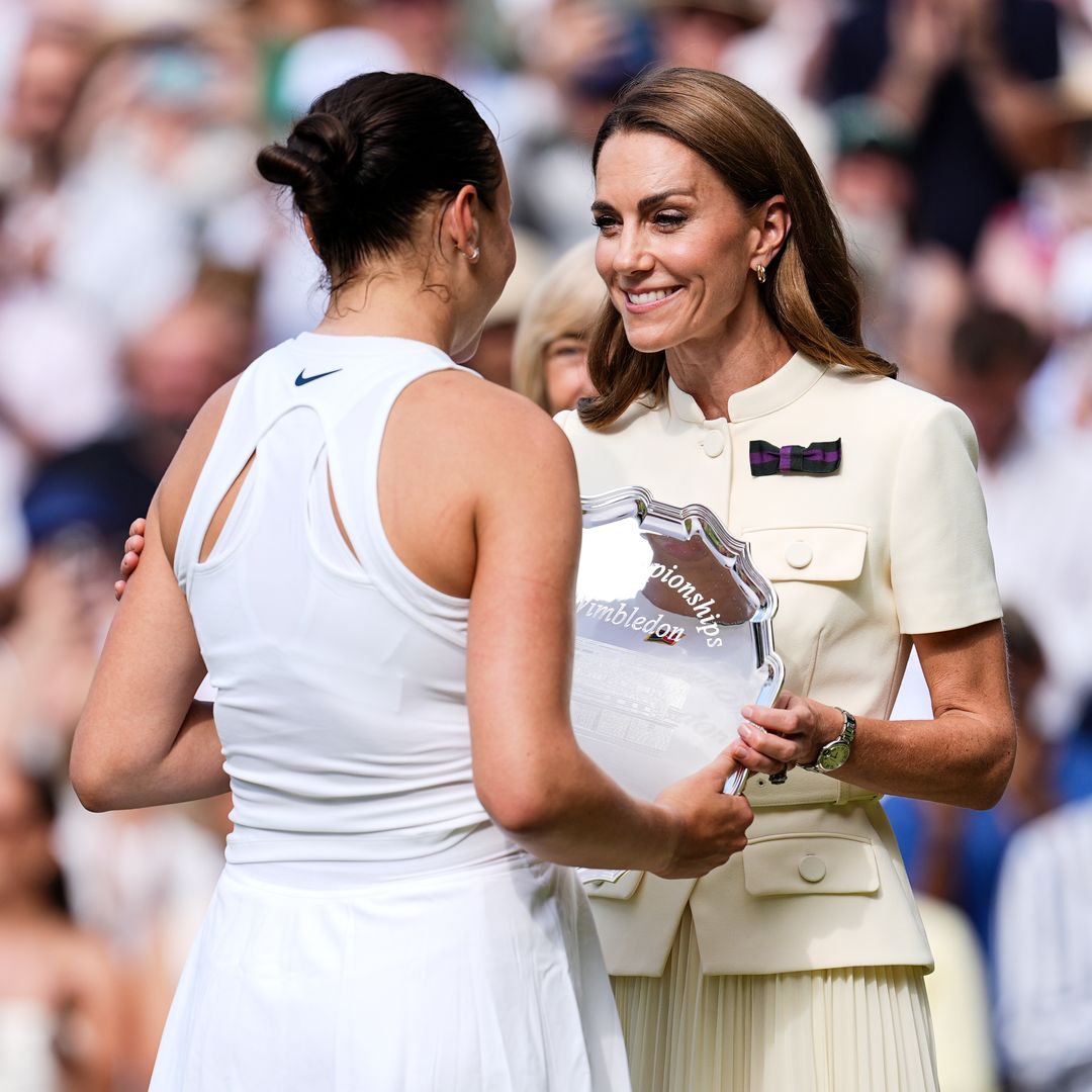 La princesa Kate dedica unas palabras de consuelo a la subcampeona de Wimbledon, tras una devastadora derrota