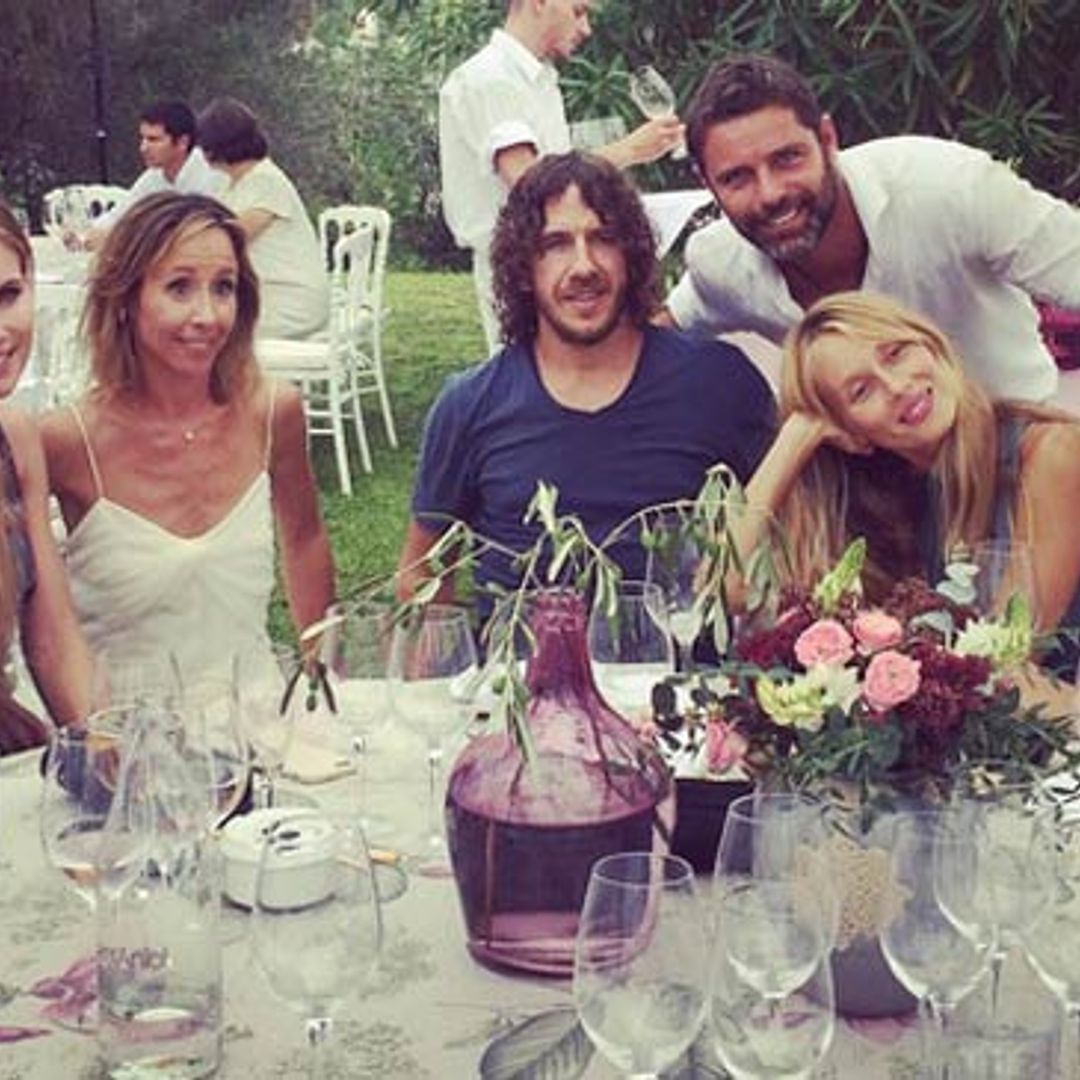 Nieves Álvarez, Vanesa Lorenzo y Laura Sánchez en la boda de...