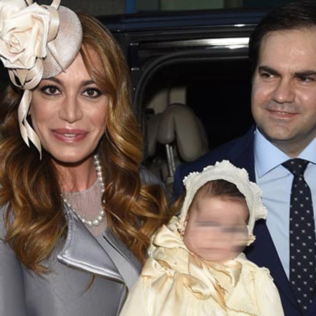Gema Ruiz y Juan Díaz celebran el bautizo de su hija Julieta