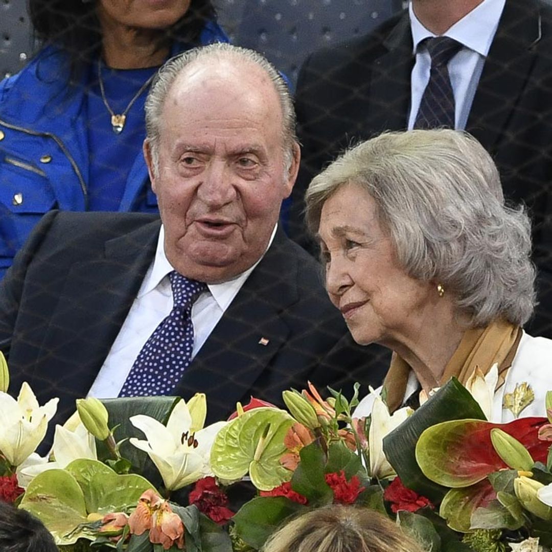 Don Juan Carlos y doña Sofía, juntos de nuevo para animar a Rafa Nadal