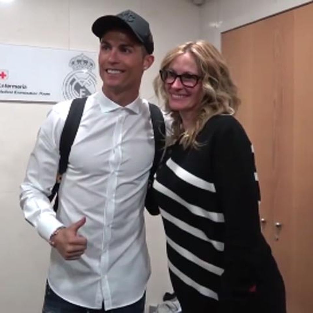 ¡Como una niña! Así vivió Julia Roberts el Real Madrid-Barça con su marido e hijos en el Bernabéu