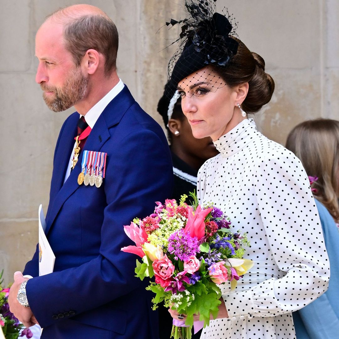 El príncipe Guillermo y Kate Middleton acuden al acto más emotivo para conmemorar el fin de la Segunda Guerra Mundial
