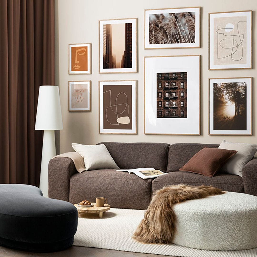 Estas son las claves para utilizar el marrón en la decoración de la casa