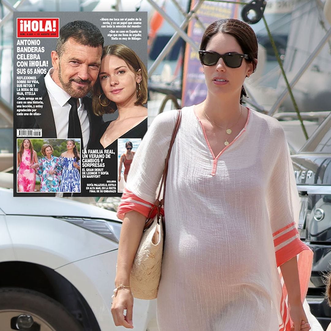 EXCLUSIVA: Sofía Palazuelo, embarazada de 8 meses, estupenda en bañador durante su verano en alta mar