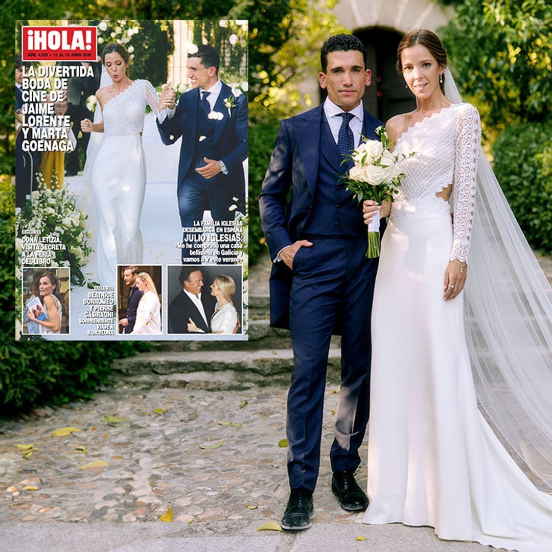 La boda de cine de Jaime Lorente y Marta Goenaga: las fotos no vistas y todos los detalles