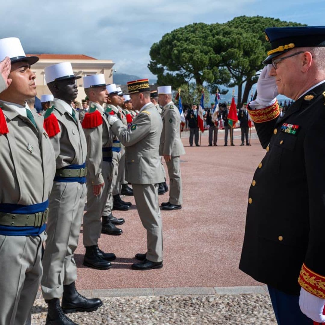 Alberto de Mónaco rememora el pasado legionario de su bisabuelo el príncipe Luis II