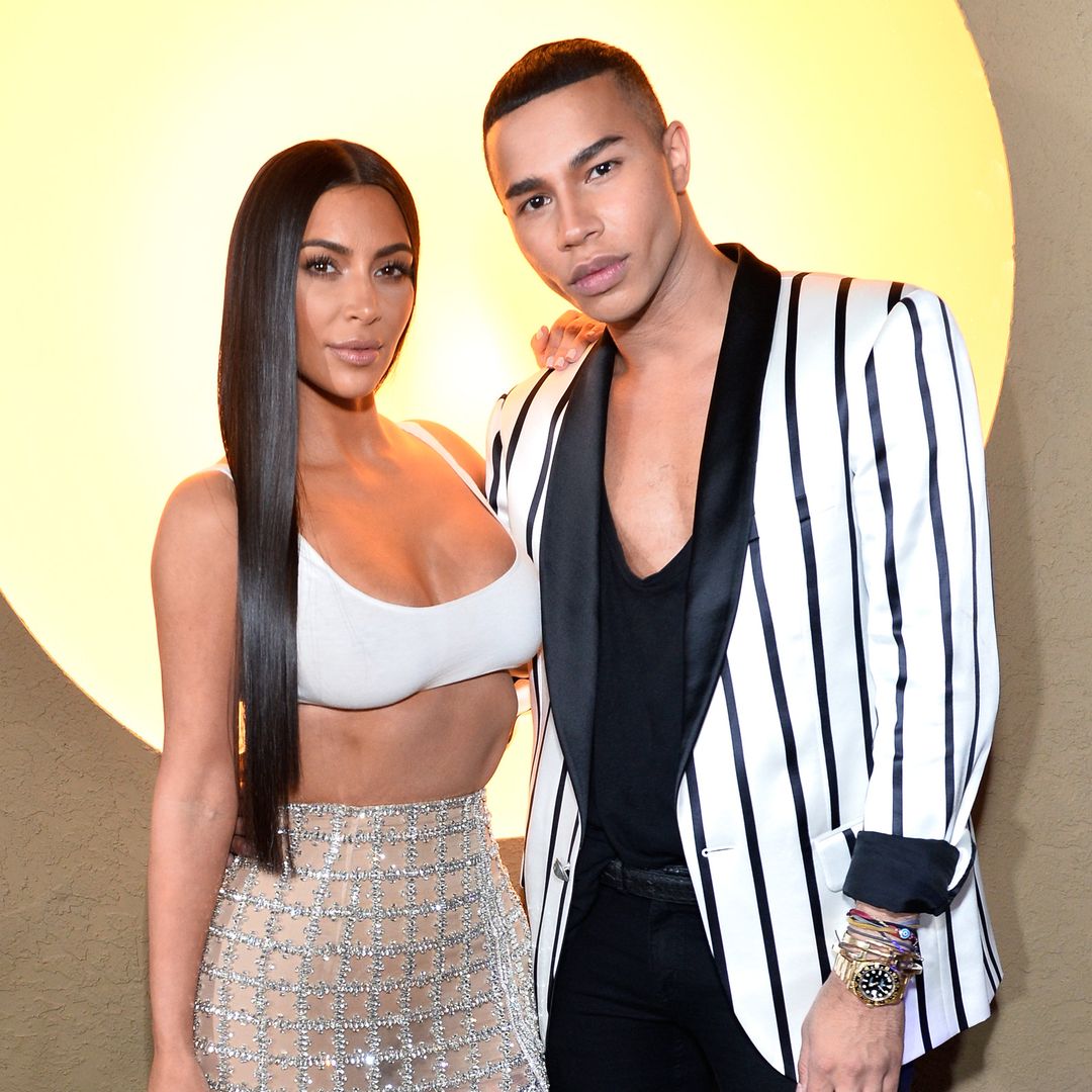 Kim Kardashian y Olivier Rousteing