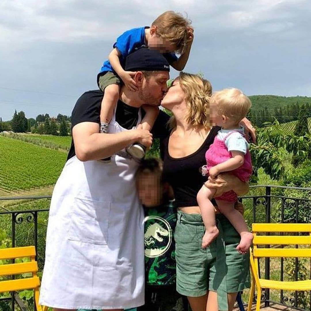 Luisana Lopilato y Michael Bublé muestran lo mucho que han crecido sus hijos
