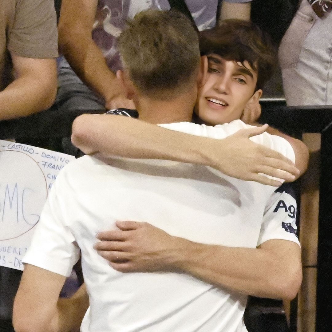 El cariñoso abrazo entre Iñaki y Pablo