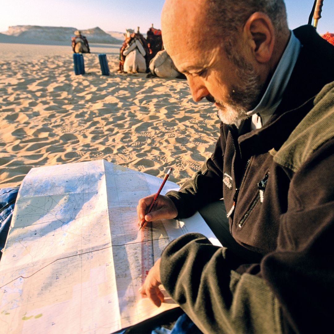 Sebastián Álvaro, periodista de Al filo de lo imposible, Gran Mar de Arena, Libia, Egipto