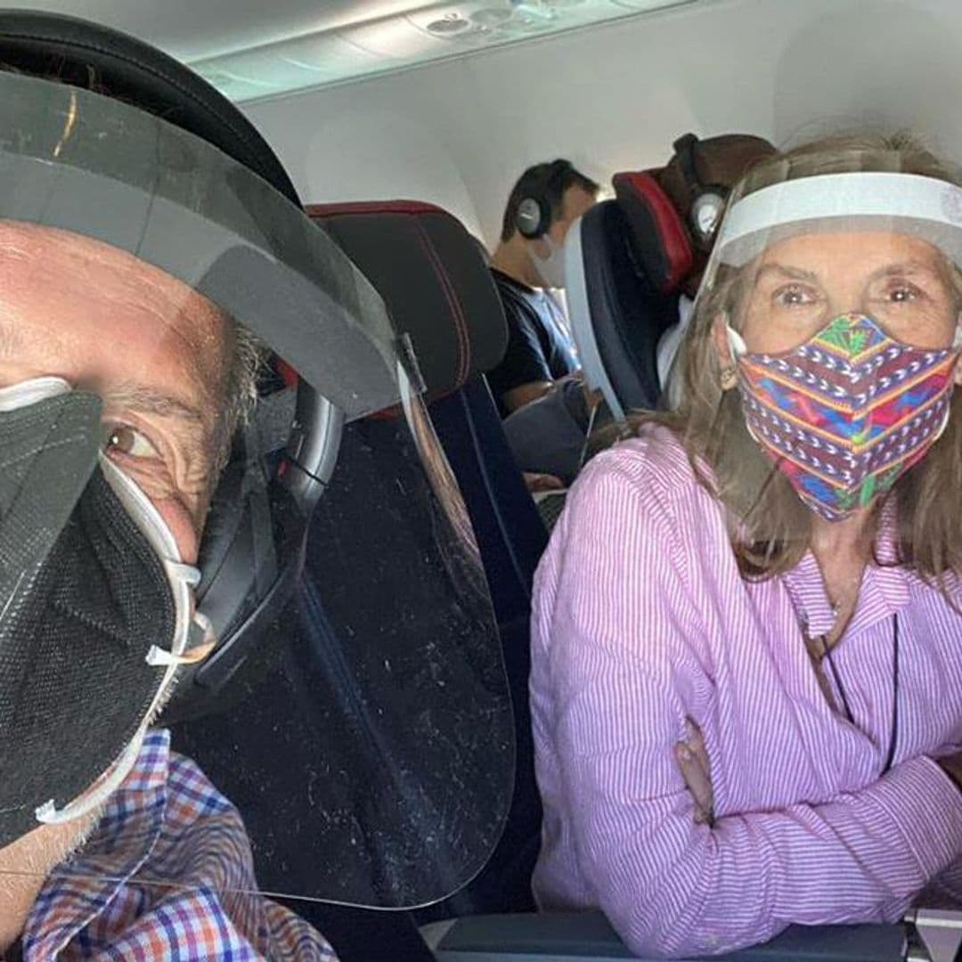 Con todas las precauciones, Raúl de Molina y su esposa se van de vacaciones a República Dominicana