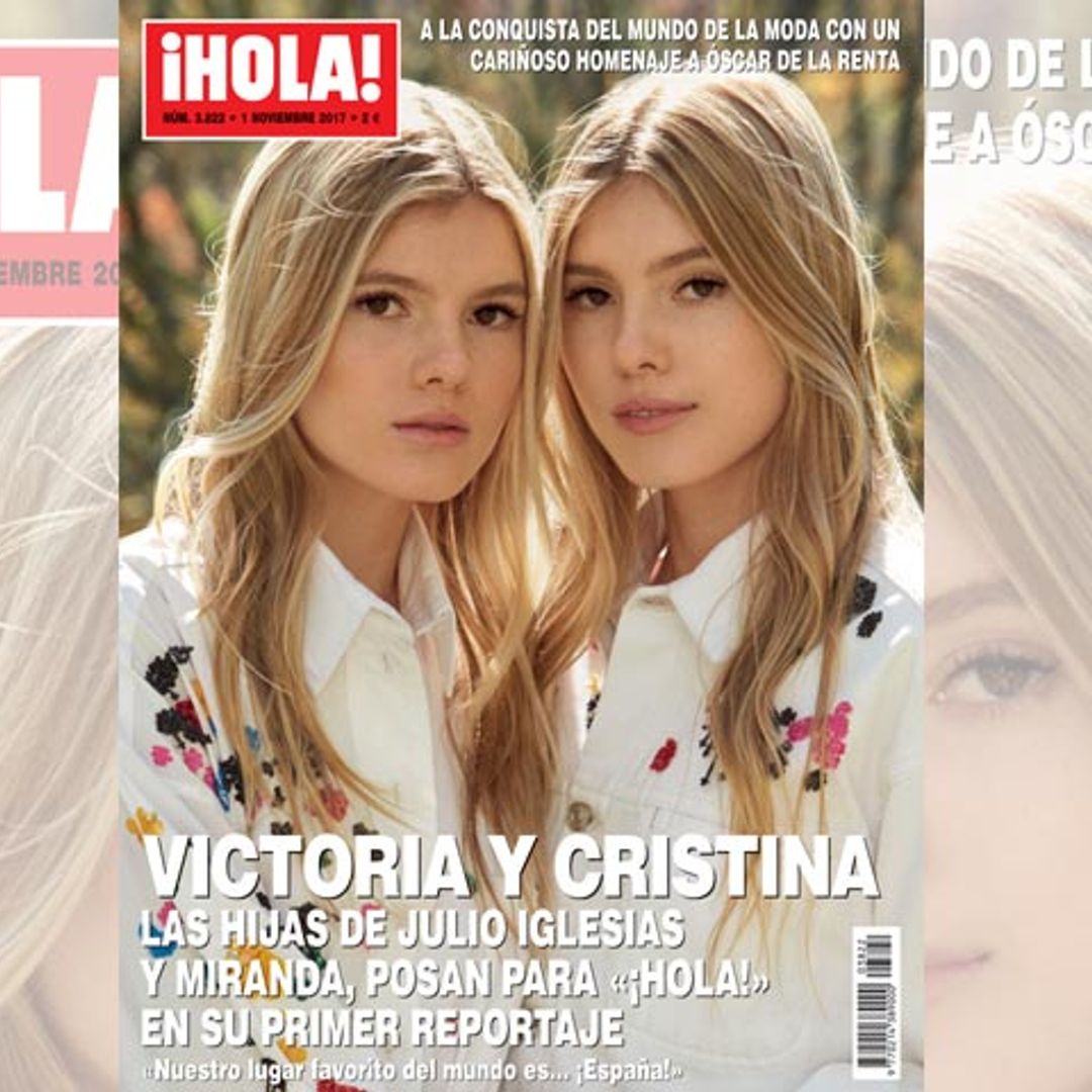 Victoria y Cristina, las hijas de Julio Iglesias, posan para '¡HOLA!' en su primer reportaje