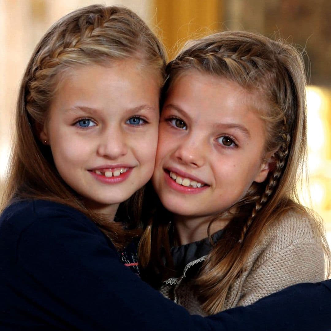 Una felicitación de Navidad de la princesa Leonor y la infanta Sofía