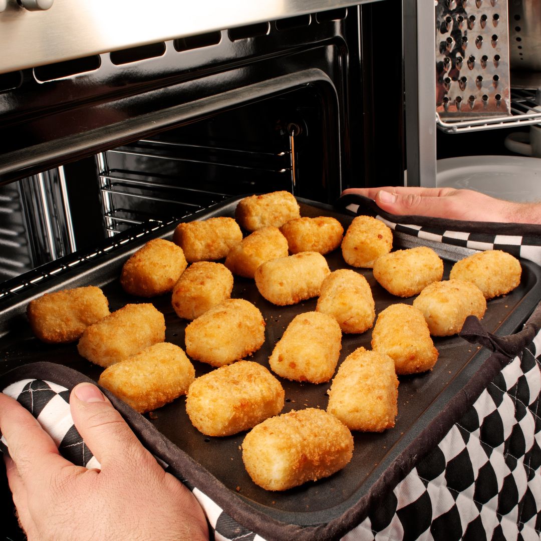 Croquetas al horno: el truco para que queden doradas, crujientes y con interior extra cremoso