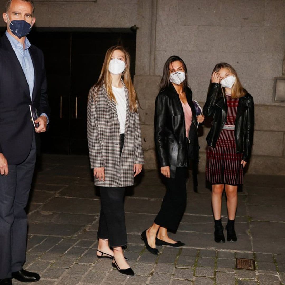 El ‘look’ cañero de la princesa Leonor, más roquera que nunca, para celebrar el Día de la Madre