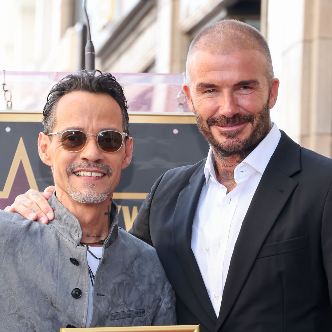 Marc Anthony y su gran muestra de cariño para los Beckham: una obra de arte rodante [EXCLUSIVA]