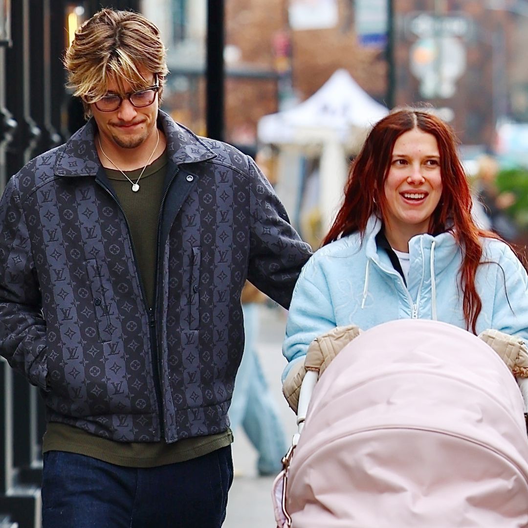 Millie Bobby Brown y Jake Bongiovi se alistan para su primera Navidad como padres con un paseo con su bebé