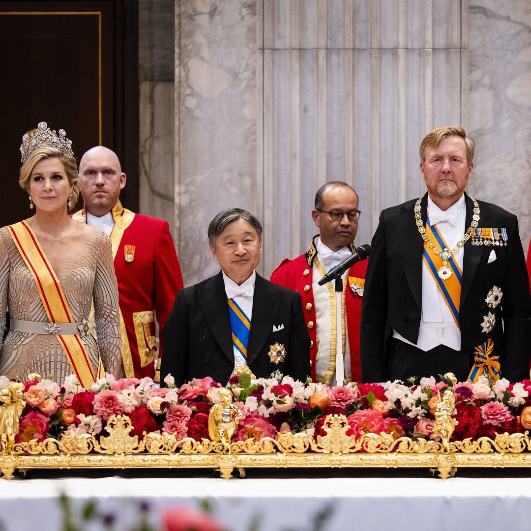 Cangrejo con mousse de puerro, ternera y pastel de almendra: así fue el menú ofrecido ofrecido por la Familia Real de Holanda a los emperadores de Japón
