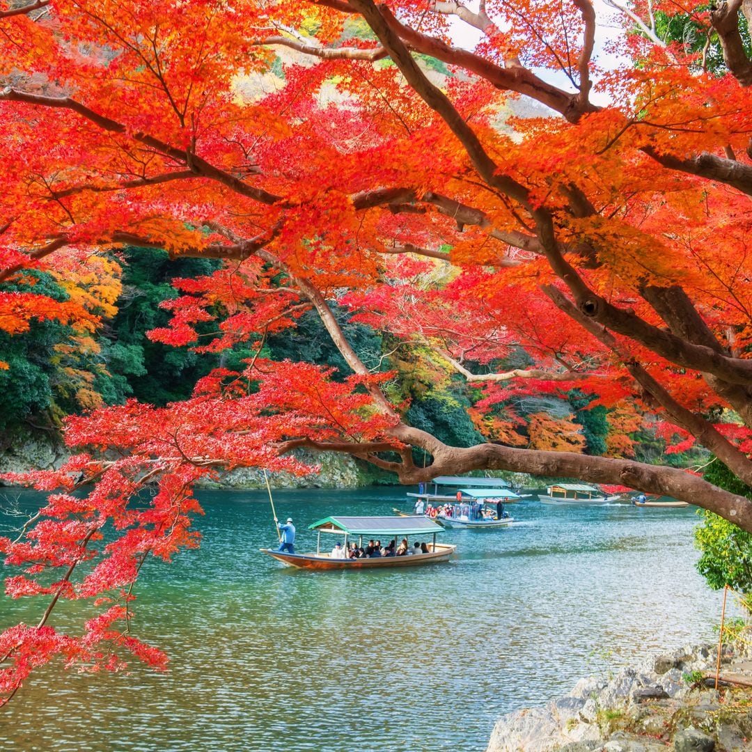 Otoño en Arashiyama, Kioto, Japón