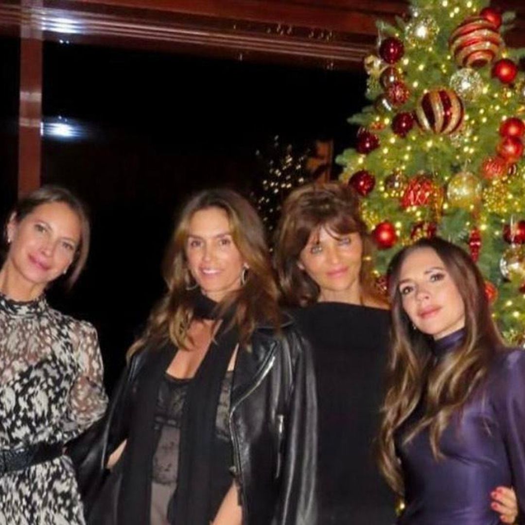 Victoria Beckham, Helena Christensen, Cindy Crawford y Christy Turlington juntas en Nueva York