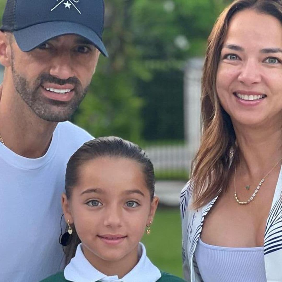 Adamari López y Toni Costa, de lo más contentos en el primer día de clases de Alaïa