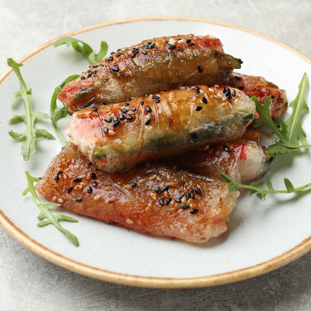 Rollitos vietnamitas con papel de arroz