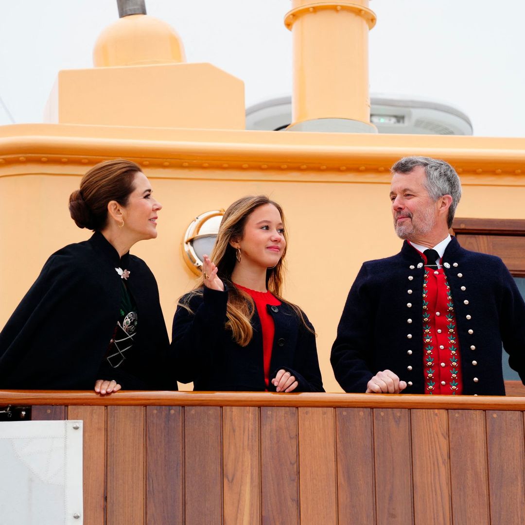 Los reyes de Dinamarca y su hija Josephine en las islas Feroe