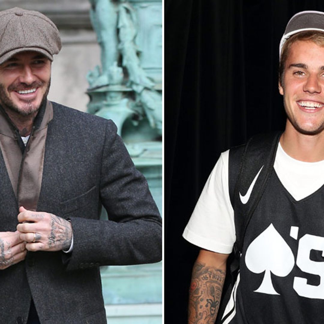 La divertida broma de Justin Bieber a David Beckham