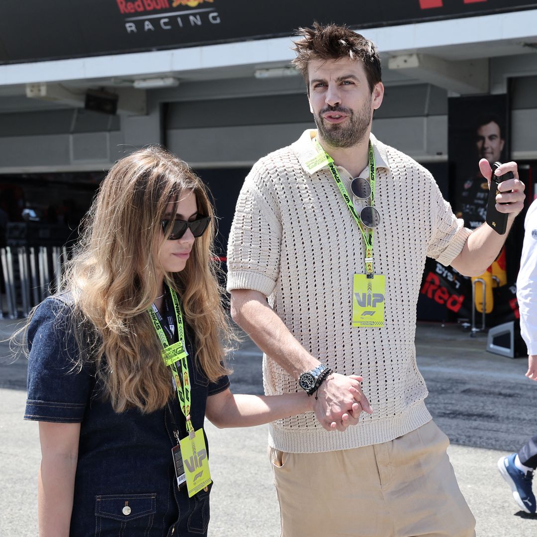Gerard Piqué y Clara Chía en el GP de España 2024 de Fórmula 1