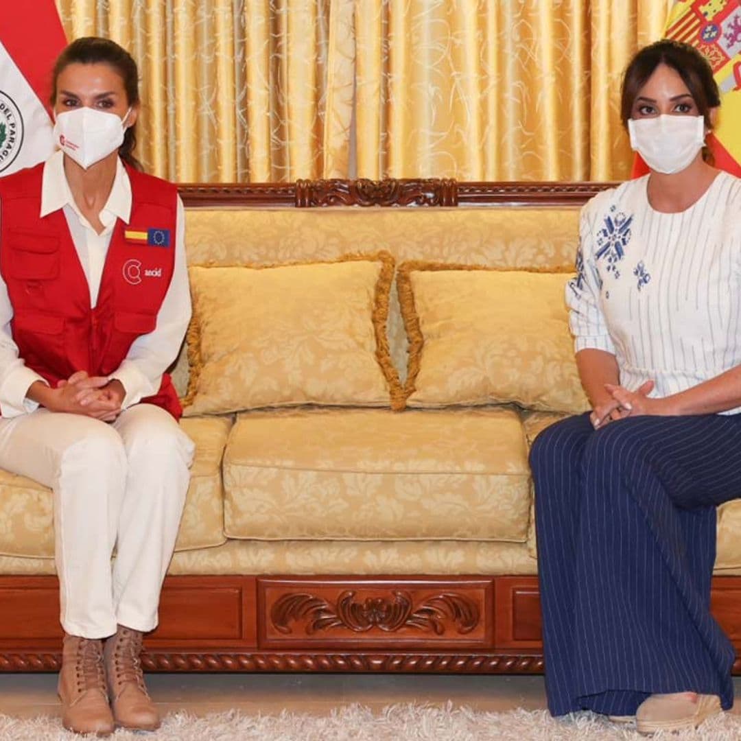 Silvana López, la primera dama de Paraguay volcada con la infancia y el feminismo que recibió a doña Letizia