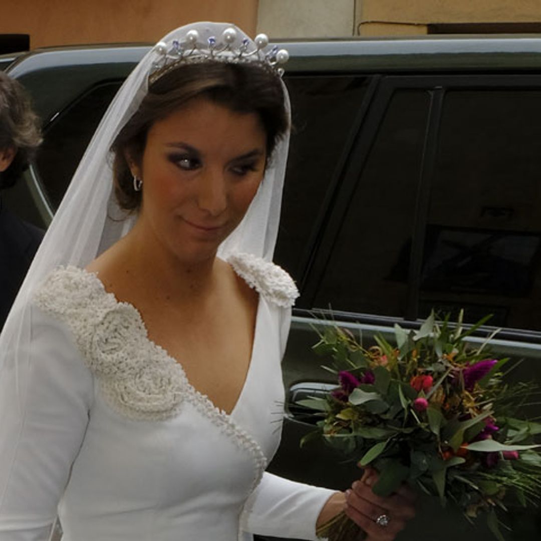 Una tiara de estreno con una historia familiar, la elección de Casilda Medina para su boda