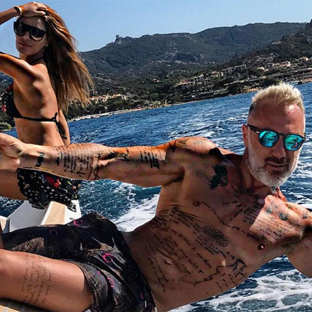 Gianluca Vacchi presume de nueva musa en redes sociales y a bordo de su yate