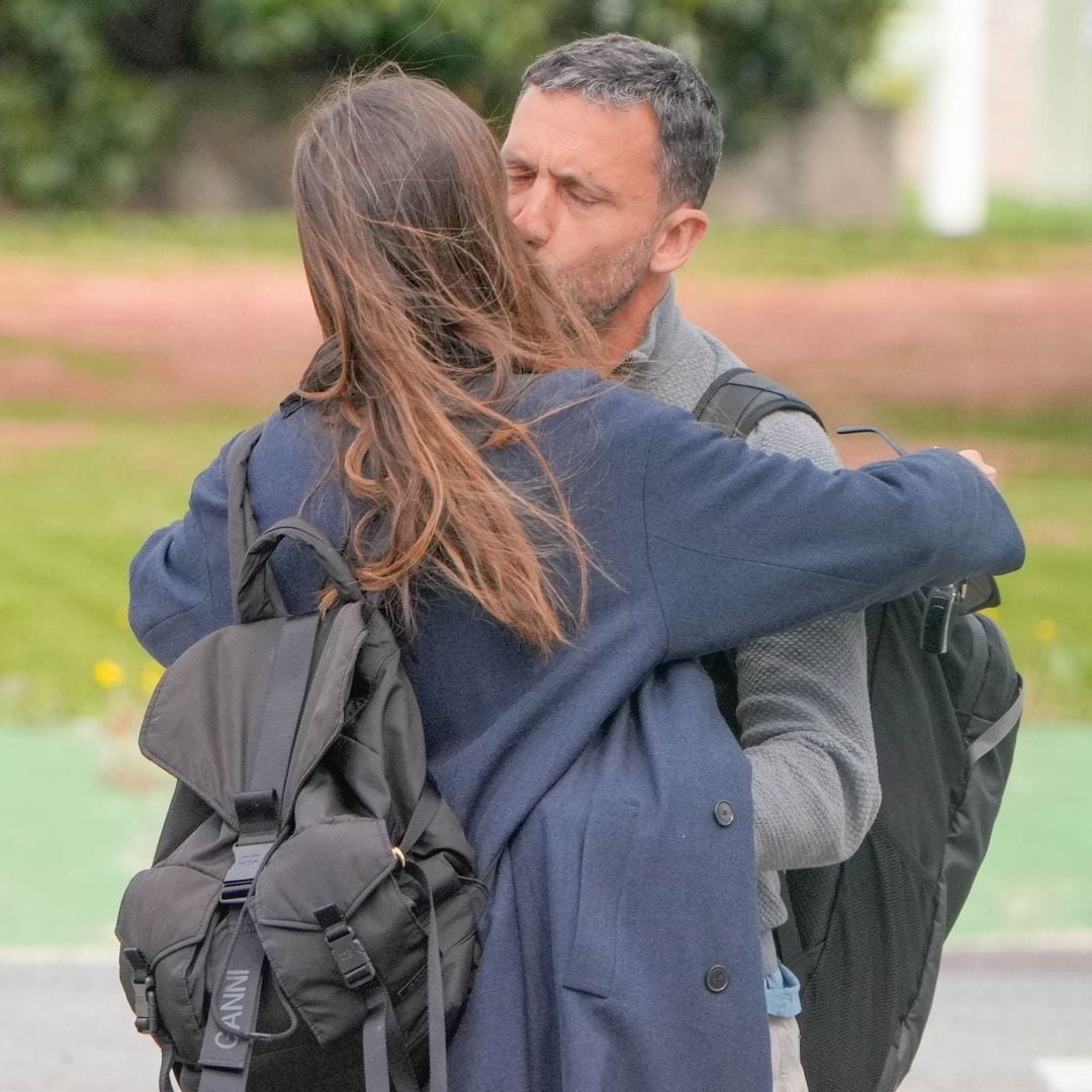 Sara Carbonero acude al partido de sus hijos junto a José Luis Cabrera a 19 de Abril de 2025 en Madrid (España)
