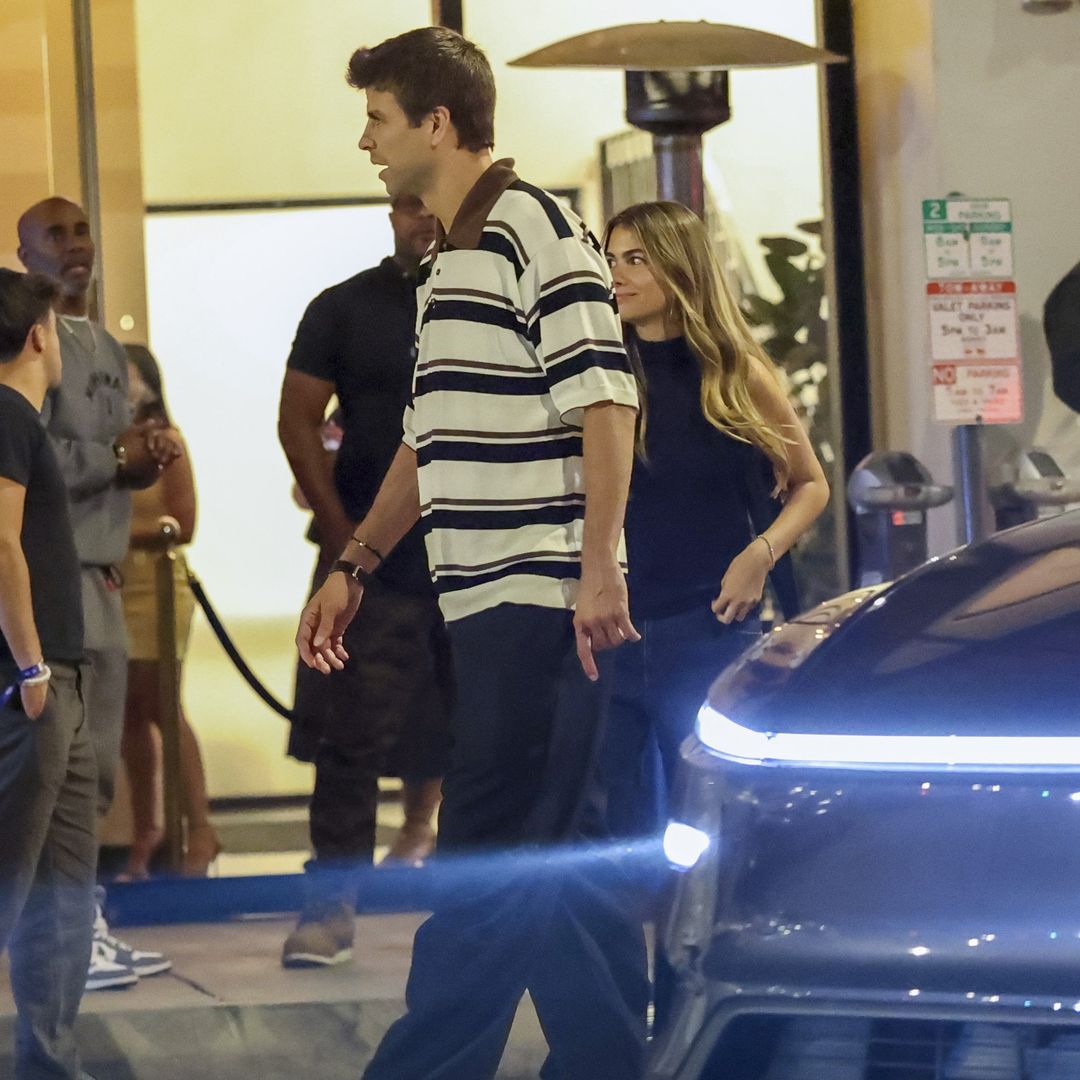 Gerard Piqué y Clara Chía disfrutan de una romántica cena en Los Ángeles antes del triunfo de España