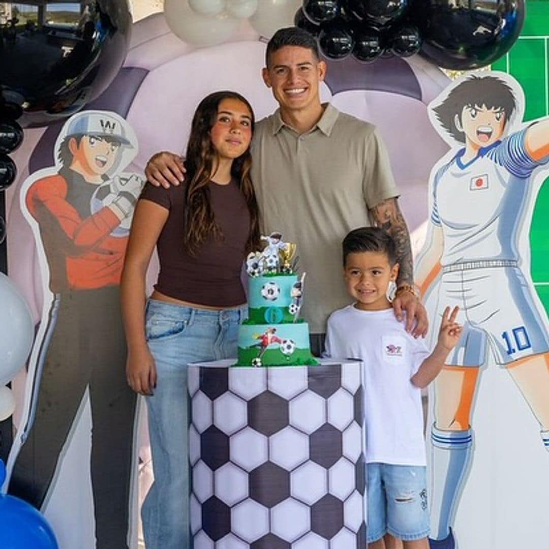 James Rodríguez celebra el sexto cumpleaños de su hijo Samuel con una increíble fiesta