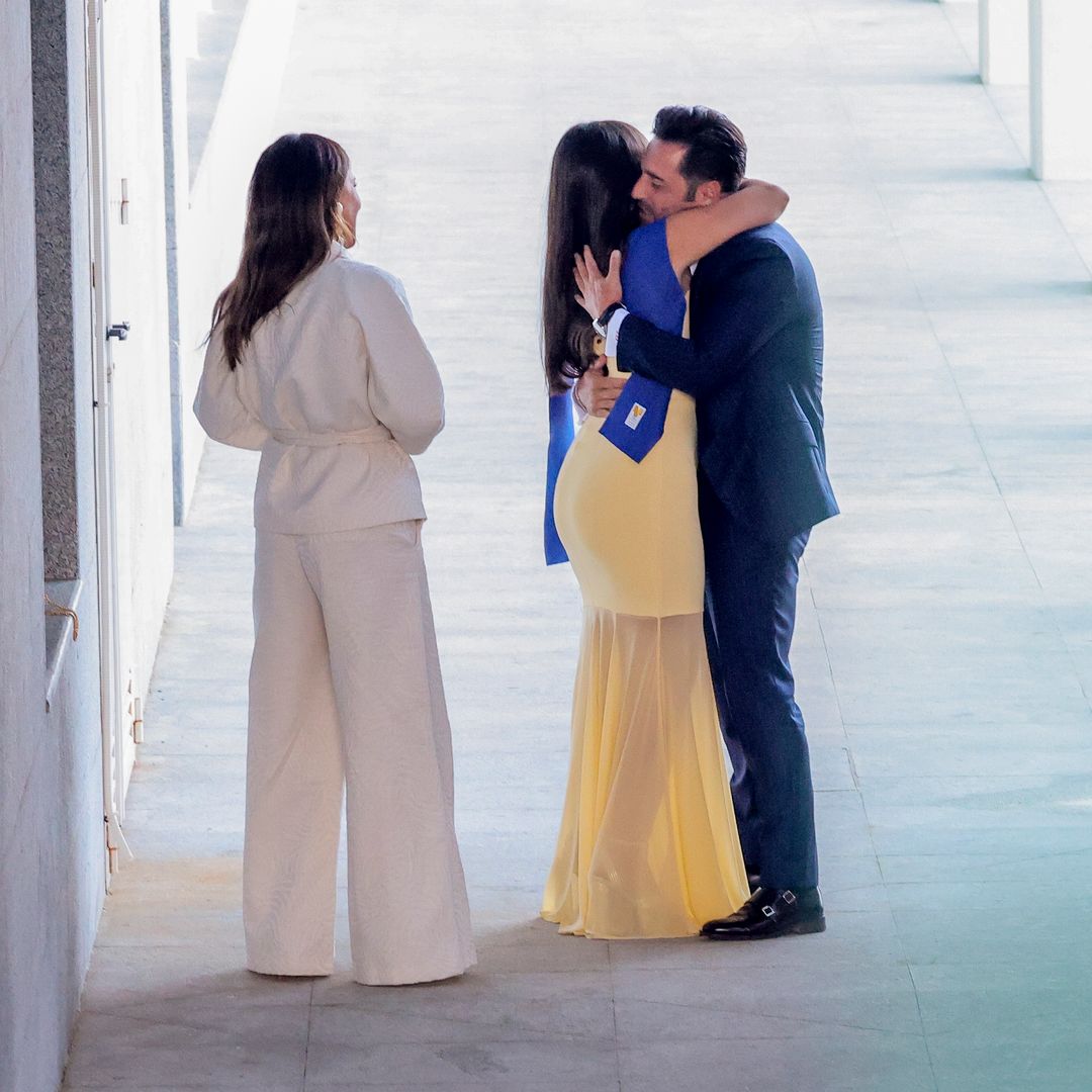David Bustamante y Paula Echevarría en la graduación de su hija Daniella. 8 de mayo de 2026 en Madrid