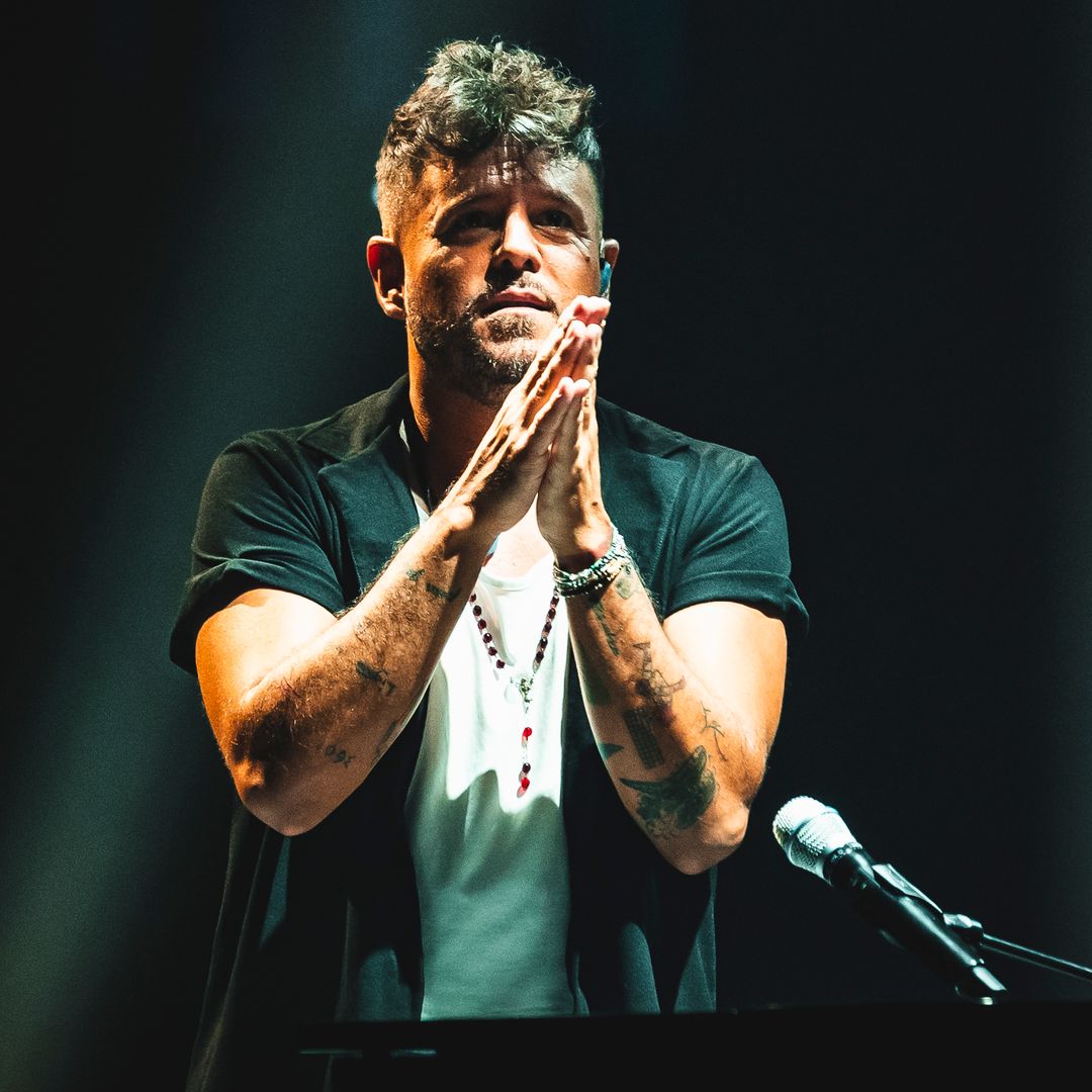 Pablo Lopez actuando en el Coliseum de A Coruña el 5 de julio de 2025