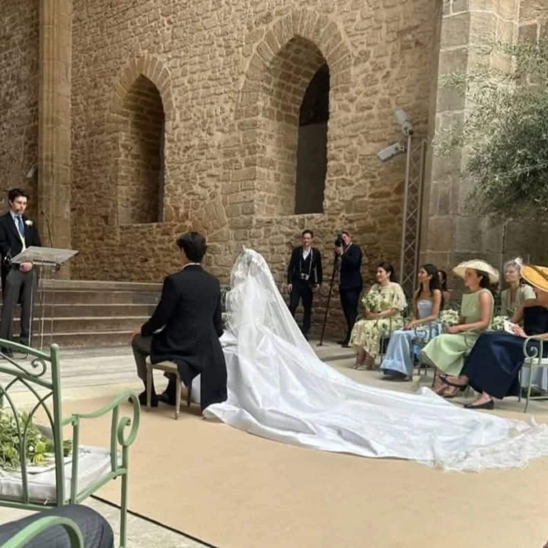 Boda Charlotte de Nassau (hija mayor del príncipe Robert de Luxemburgo, primo hermano del Gran Duque Enrique) y Mansour Shakarchi en Sicilia