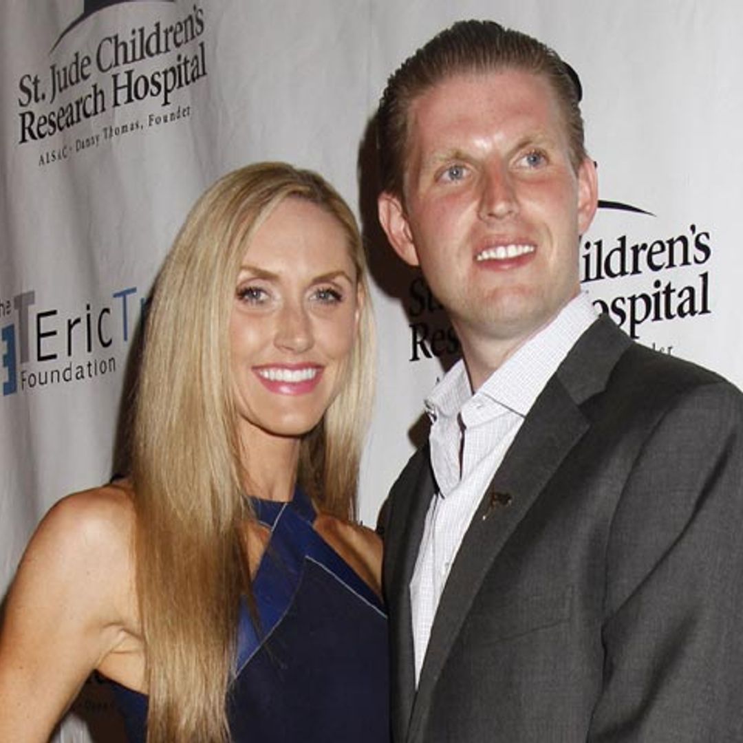 Donald Trump presenta en sociedad a su noveno nieto, primer hijo de Eric