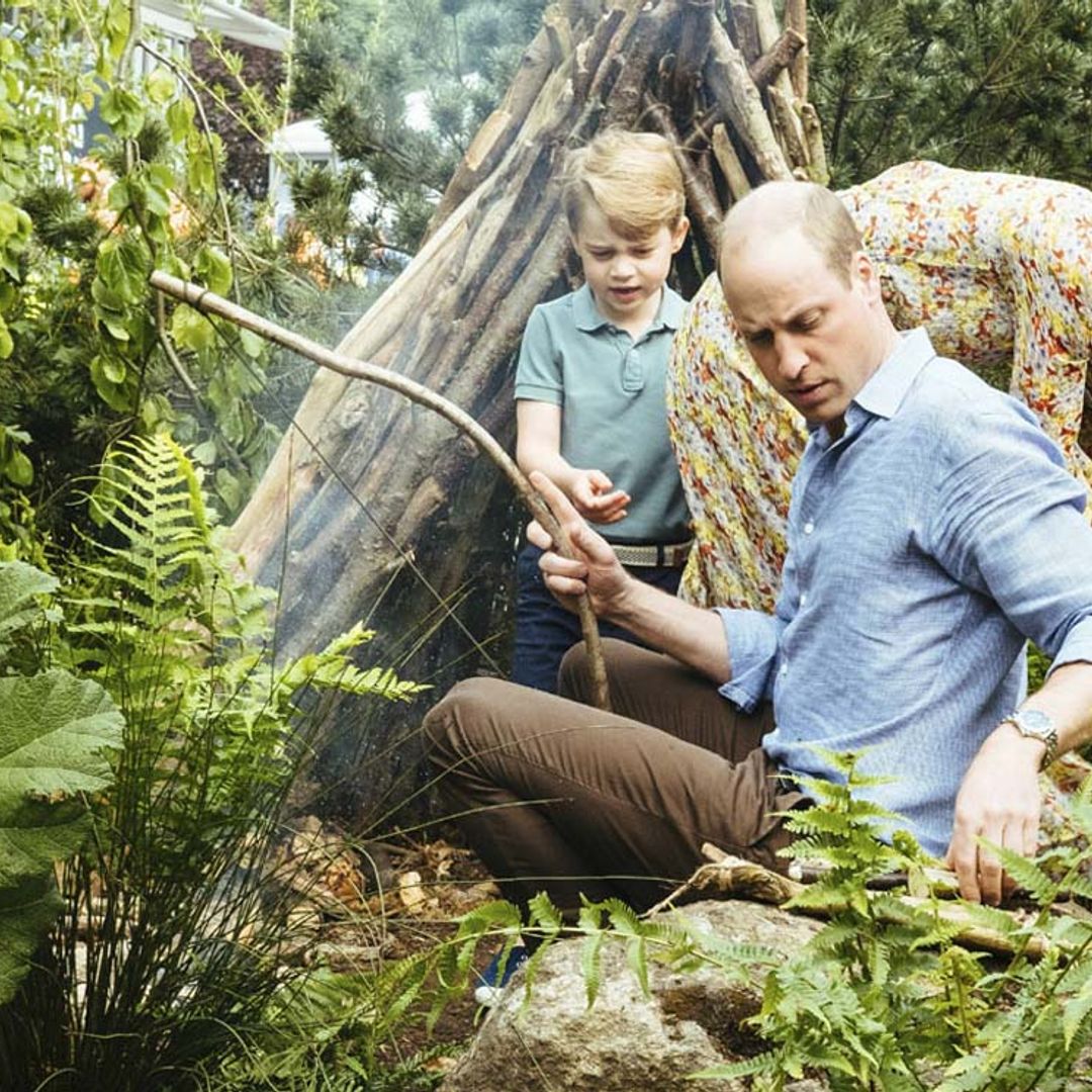 'Oh là là!': escucha a Charlotte de Cambridge alucinando en el jardín diseñado por mamá