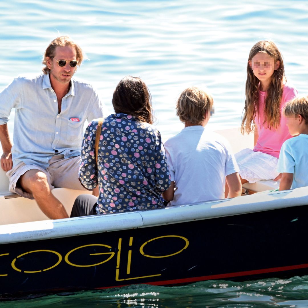 Andrea Casiraghi y Tatiana Santo Domingo celebran 13 años de matrimonio: su romántica y familiar escapada en barco por Italia