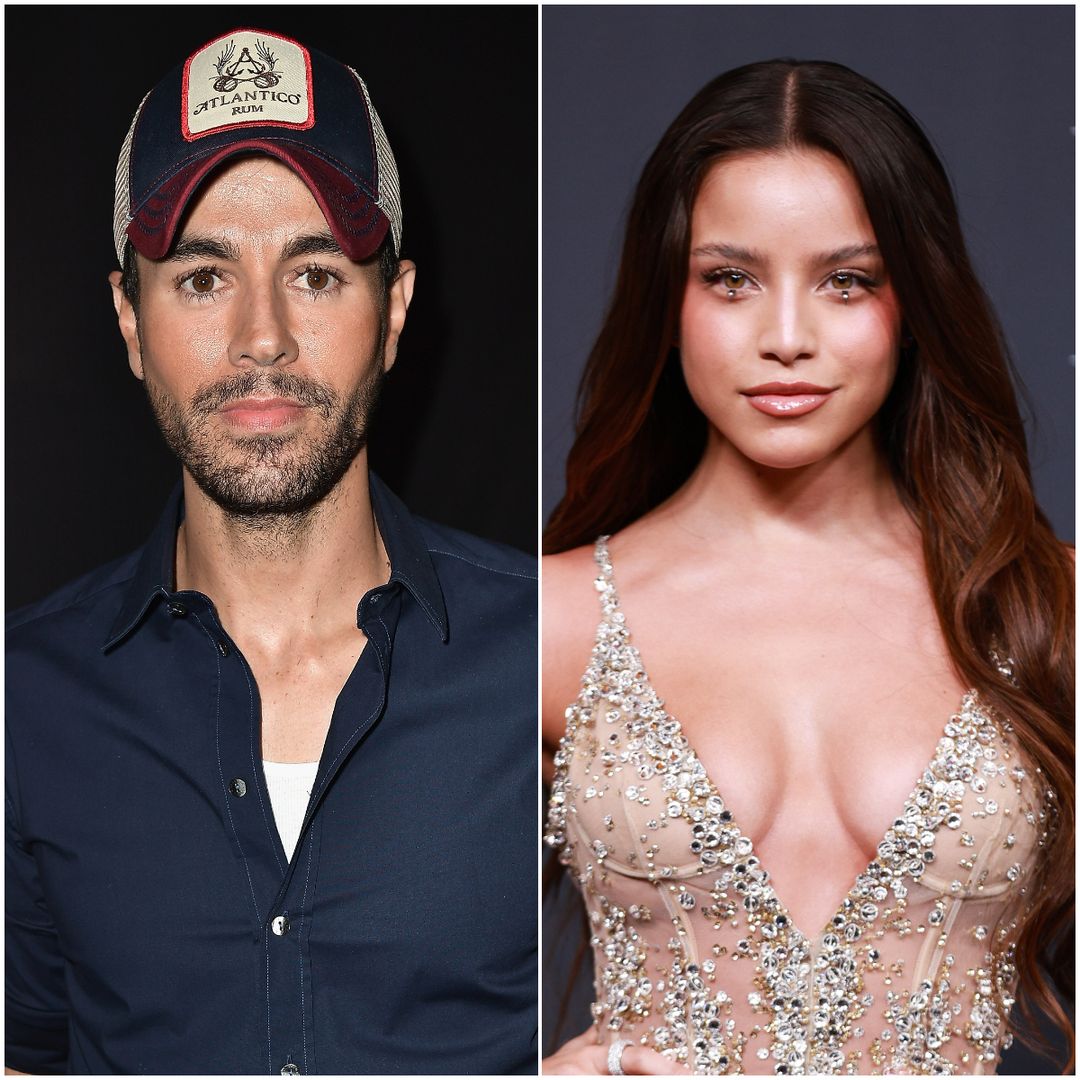 El beso de Enrique Iglesias a Emilia Mernes en el escenario que se ha vuelto viral
