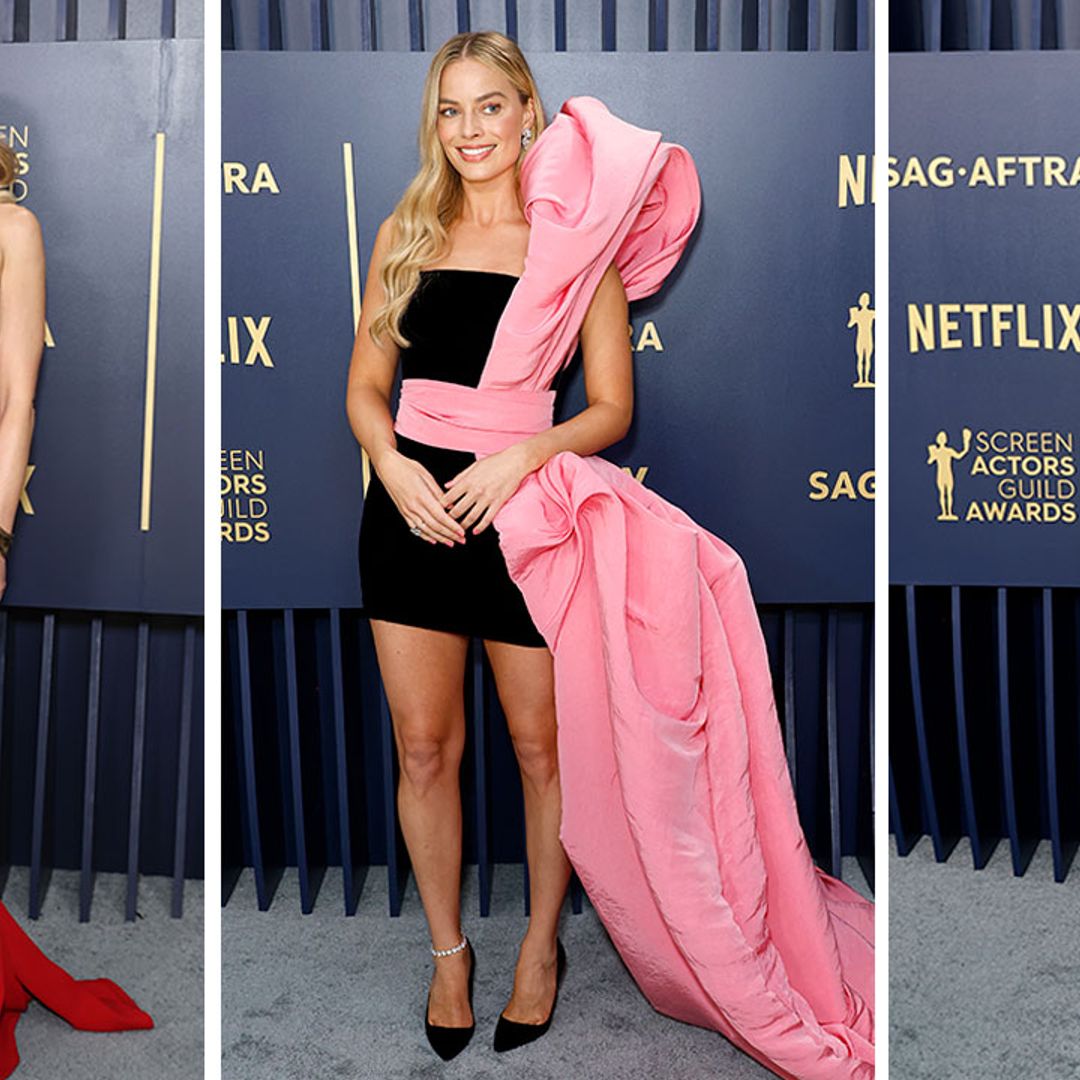 Del maxilazo acolchado de Margot Robbie al escotazo de Emily Blunt, los mejores looks de los premios SAG