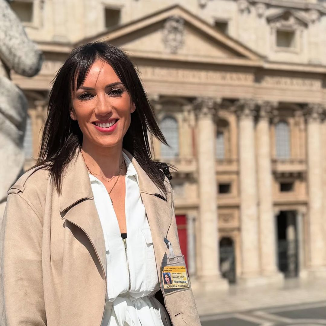 Patricia Pardo en El Vaticano