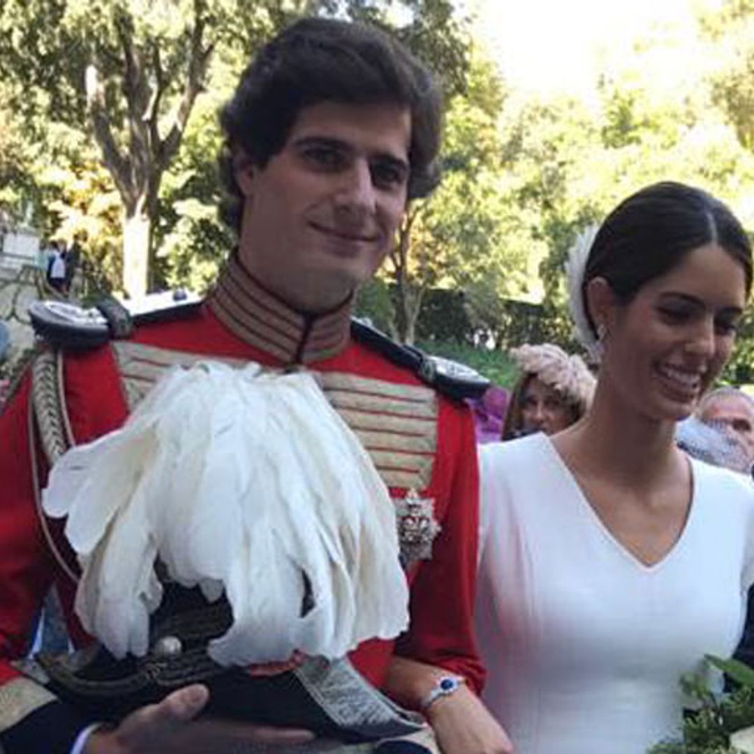La felicidad y la emoción de Fernando Fitz-James Stuart y Solís y Sofía Palazuelo en su gran día