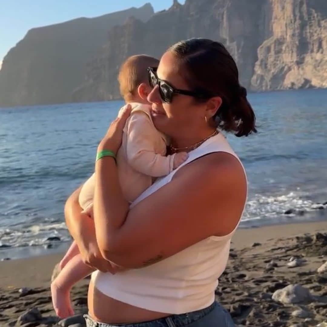Anabel Pantoja muestra el arte de su hija y bromea sobre su futuro musical: "Creo que será de pastora y pandereta"