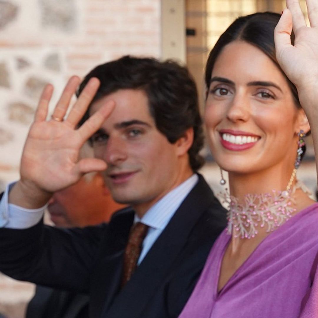 Sofía Palazuelo, deslumbrante en la boda de su hermano Jaime en su palacio familiar