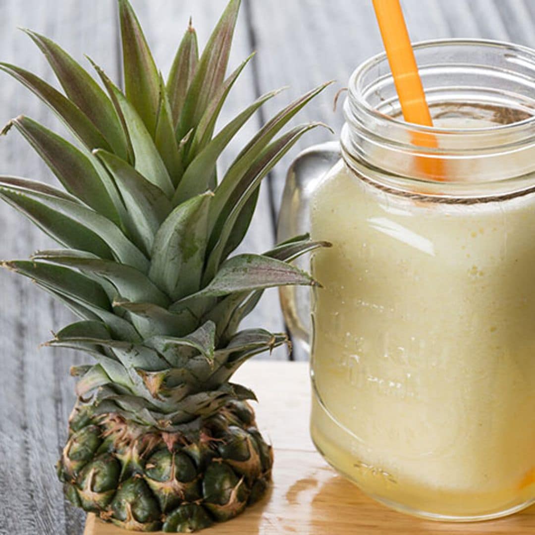 'Smoothie' de piña y té blanco